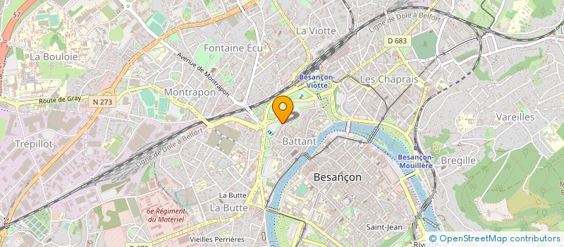 localisation de l'entreprise MADAME CAROLE JOSSO  BESANCON