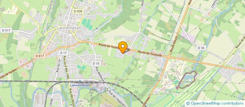 localisation de l'entreprise MADAME CAROLE JOUANY  LANNEMEZAN