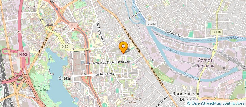 localisation de l'entreprise MADAME CAROLE JOURDAIN  CRETEIL