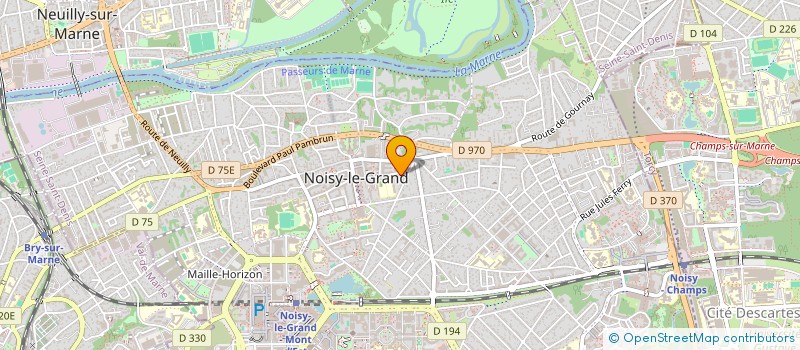 localisation de l'entreprise MADAME CAROLE JUIN  NOISY-LE-GRAND