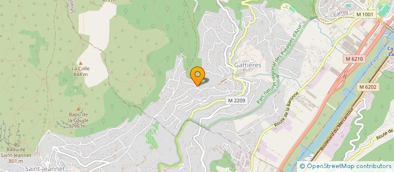 localisation de l'entreprise MADAME CAROLE KANDOYAN  GATTIERES