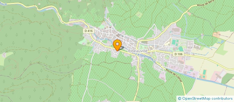 localisation de l'entreprise MADAME CAROLE KELLER  RIBEAUVILLE