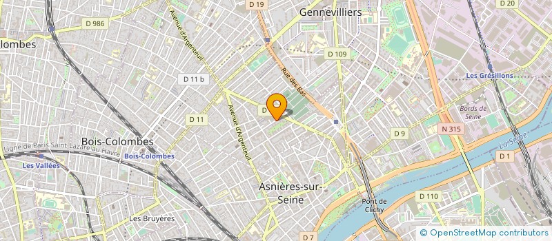 localisation de l'entreprise MADAME CAROLE KERGUELEN à ASNIERES-SUR-SEINE