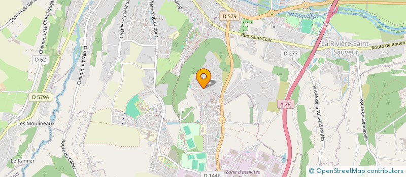 localisation de l'entreprise MADAME CAROLE KERIQUEL  LA RIVIERE-SAINT-SAUVEUR