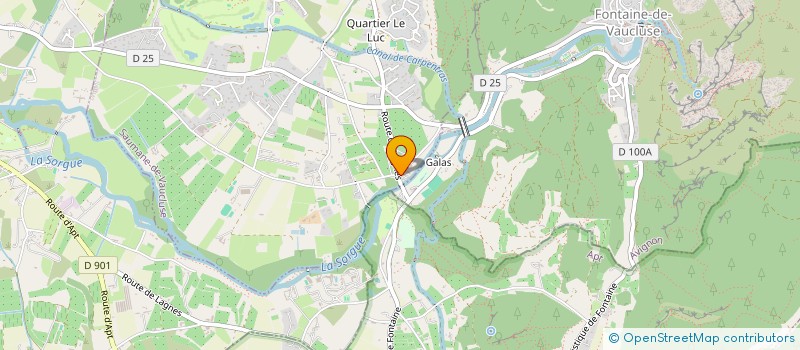 localisation de l'entreprise MADAME CAROLE KILAN  SAUMANE-DE-VAUCLUSE