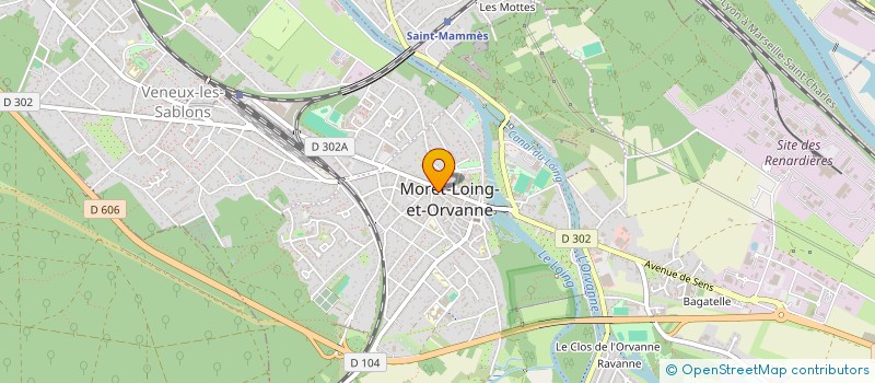 localisation de l'entreprise MADAME CAROLE KINDEL  MORET-LOING-ET-ORVANNE