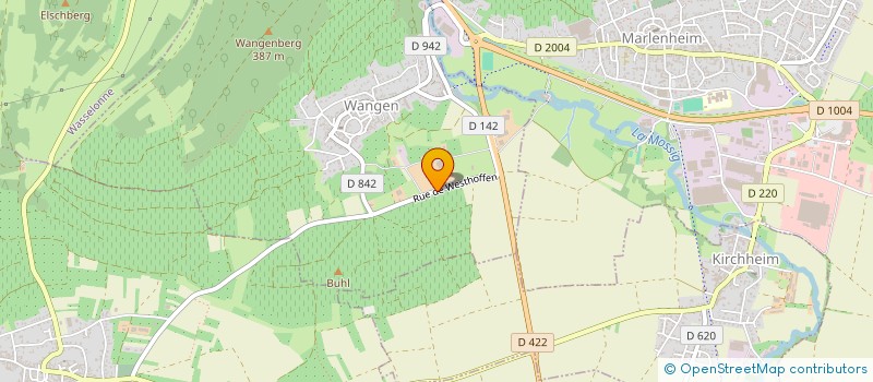 localisation de l'entreprise MADAME CAROLE KNECHT  WANGEN