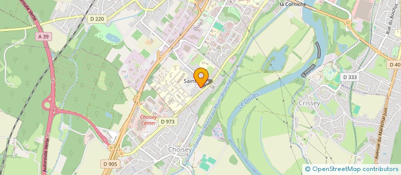 localisation de l'entreprise MADAME CAROLE KREUTZ à DOLE