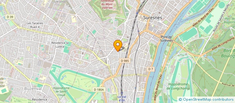 localisation de l'entreprise MADAME CAROLE LABAUNE à SURESNES
