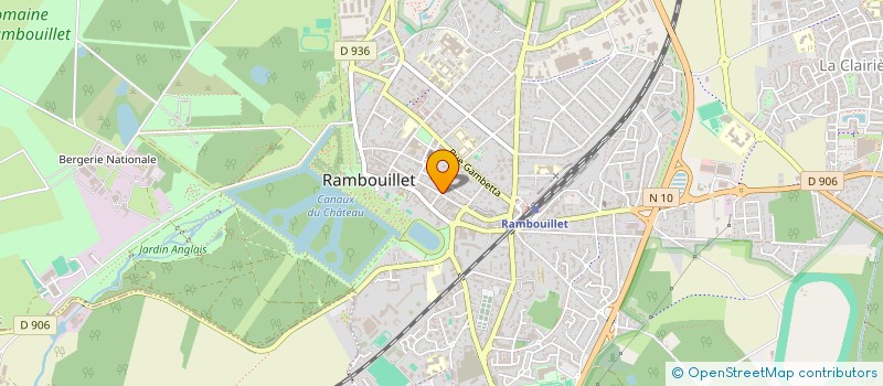 localisation de l'entreprise MADAME CAROLE LACHAT  RAMBOUILLET