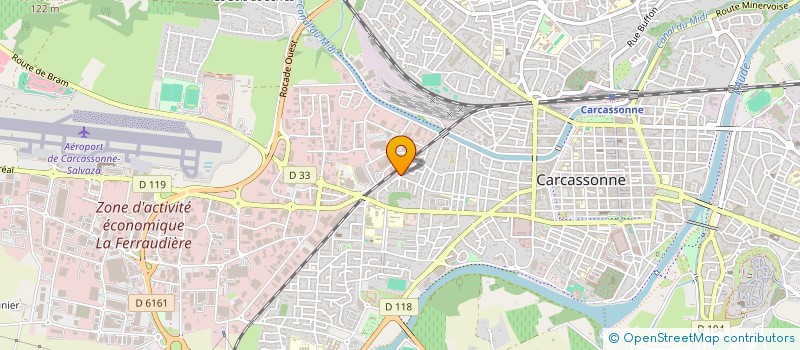 localisation de l'entreprise MADAME CAROLE LACOURTIADE  CARCASSONNE