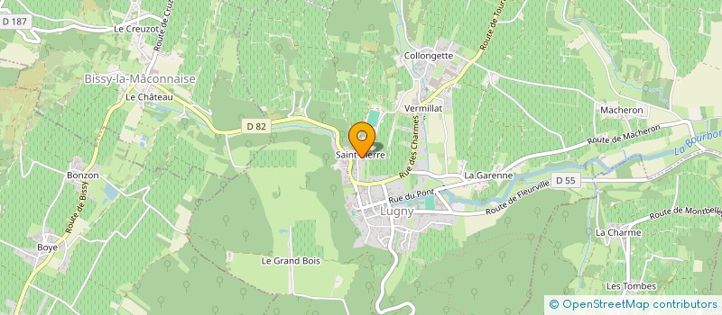 localisation de l'entreprise MADAME CAROLE LAFARGE à LUGNY
