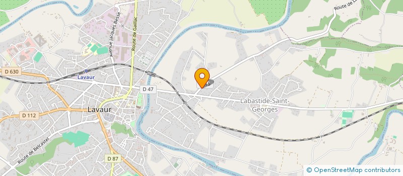 localisation de l'entreprise MADAME CAROLE LAFONTAN  LABASTIDE-SAINT-GEORGES