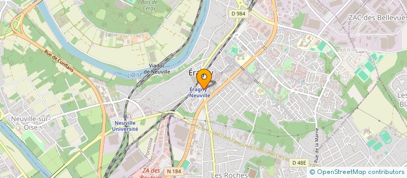 localisation de l'entreprise MADAME CAROLE LAHELLEC  ERAGNY