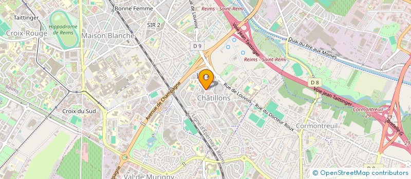 localisation de l'entreprise MADAME CAROLE LAIRAUD à REIMS