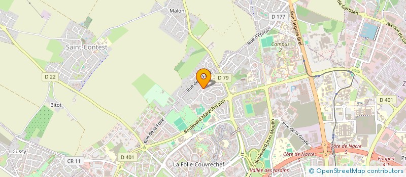 localisation de l'entreprise MADAME CAROLE LAIRIE à CAEN
