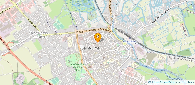 localisation de l'entreprise MADAME CAROLE LAMARCHE  SAINT-OMER