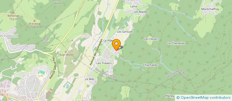 localisation de l'entreprise MADAME CAROLE LAMBERT  VAULNAVEYS-LE-BAS