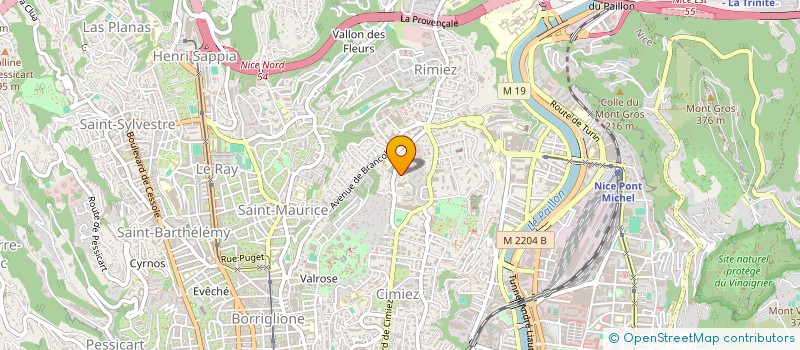 localisation de l'entreprise MADAME CAROLE LAMBERT  NICE
