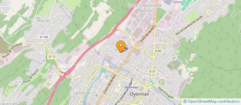 localisation de l'entreprise MADAME CAROLE LAMBERT à OYONNAX