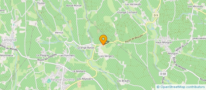 localisation de l'entreprise MADAME CAROLE LAPUTE  REGNIE DURETTE