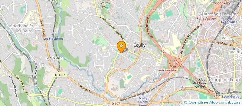 localisation de l'entreprise MADAME CAROLE LARUE  ECULLY