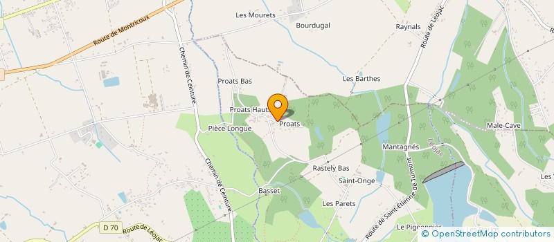 localisation de l'entreprise MADAME CAROLE LAUNEY  LEOJAC