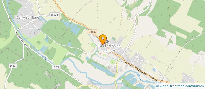 localisation de l'entreprise MADAME CAROLE LE BAGOUSSE  CLEF VALLEE D'EURE