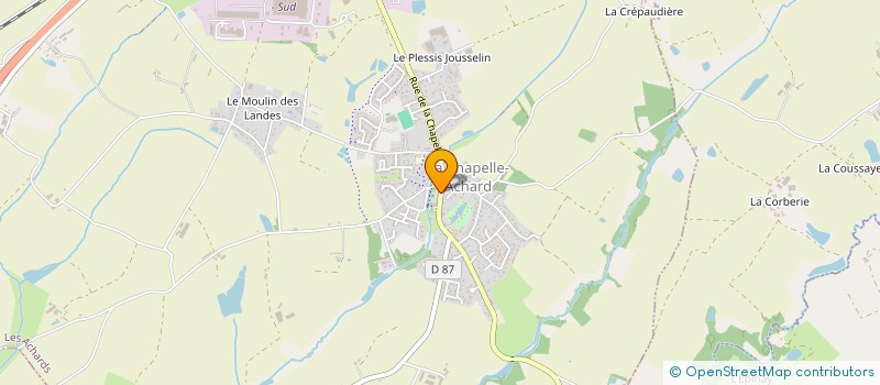 localisation de l'entreprise MADAME CAROLE LE BELLOUR  LES ACHARDS