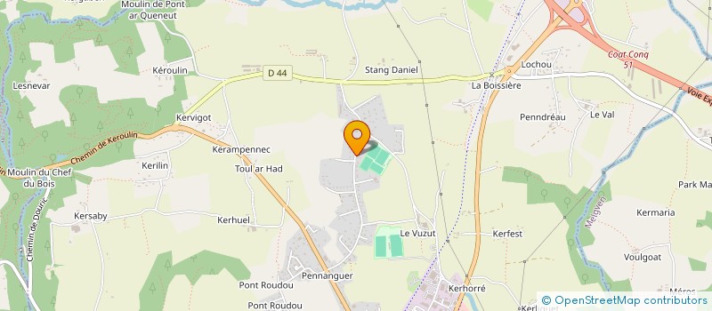 localisation de l'entreprise MADAME CAROLE LE CARDIEC  CONCARNEAU