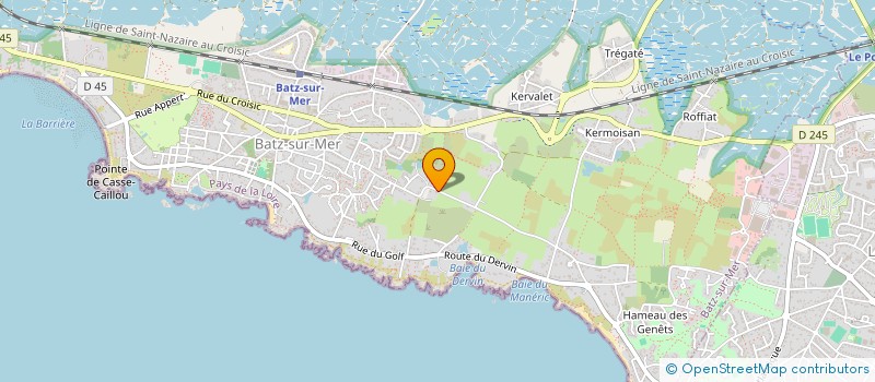 localisation de l'entreprise MADAME CAROLE LE CLANCHE  BATZ-SUR-MER