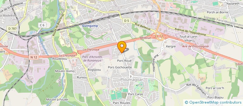 localisation de l'entreprise MADAME CAROLE LE DROUMAGUET  PLOUMAGOAR