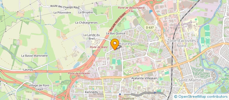 localisation de l'entreprise MADAME CAROLE LE FALHER  RENNES