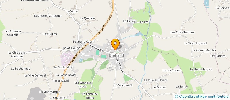 localisation de l'entreprise MADAME CAROLE LE GOUGE à BREHAND