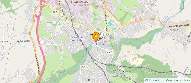 localisation de l'entreprise MADAME CAROLE LE METTAYER  LA ROCHE-SUR-FORON