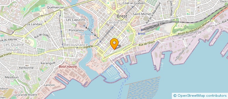 localisation de l'entreprise MADAME CAROLE LE NADANT à BREST