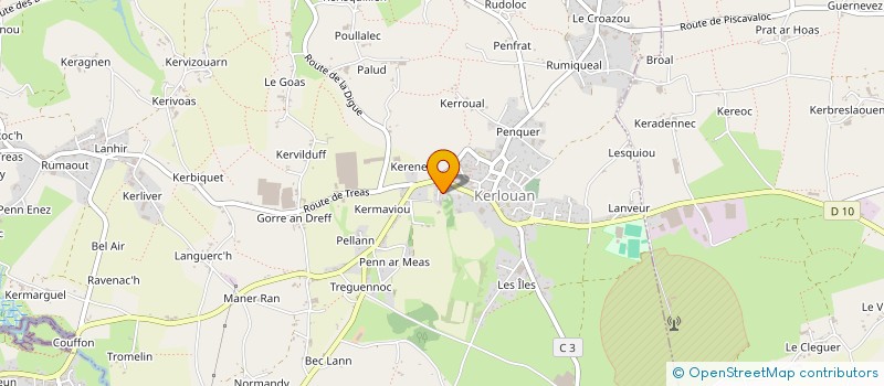 localisation de l'entreprise MADAME CAROLE LE PORS à PLOUGUERNEAU