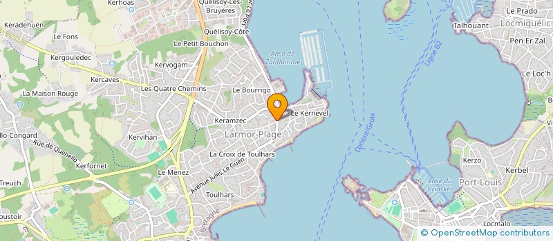localisation de l'entreprise MADAME CAROLE LE YAOUANQ à LARMOR-PLAGE