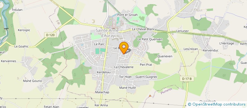 localisation de l'entreprise MADAME CAROLE LECLAIR  SAINTE-ANNE-D'AURAY