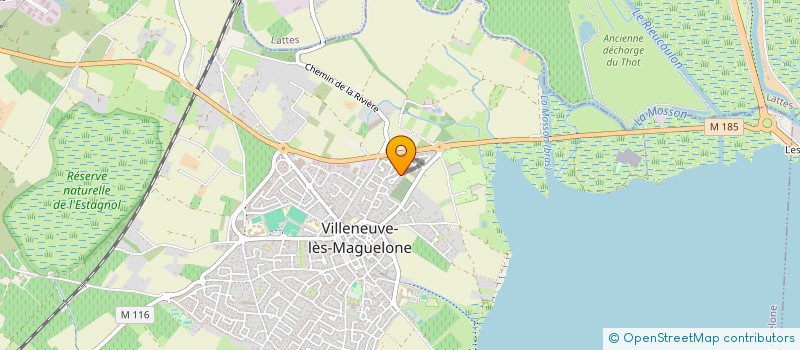 localisation de l'entreprise MADAME CAROLE LEGER  VILLENEUVE-LES-MAGUELONE