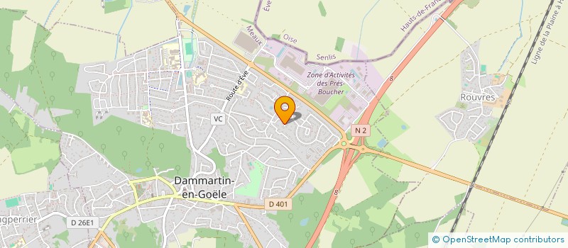 localisation de l'entreprise MADAME CAROLE LEJEUNE à DAMMARTIN-EN-GOELE