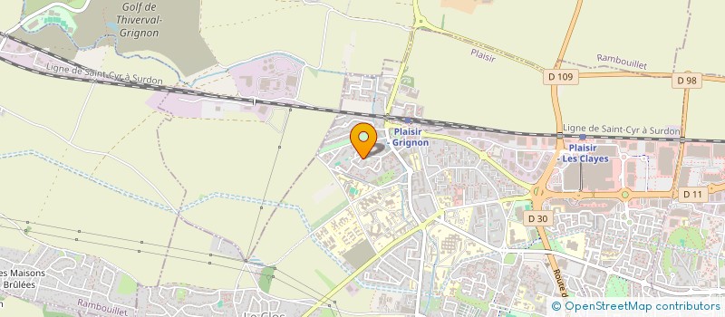 localisation de l'entreprise MADAME CAROLE LELLOUCHE  PLAISIR