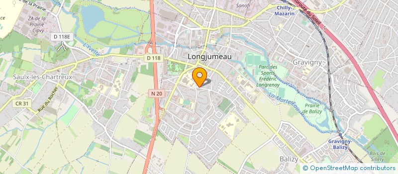 localisation de l'entreprise MADAME CAROLE LEMOINE à LONGJUMEAU