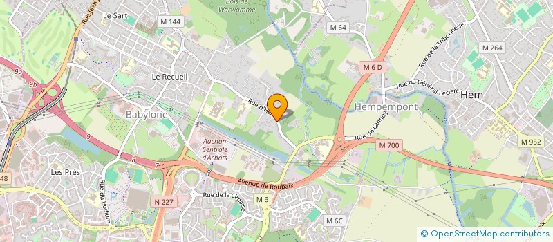 localisation de l'entreprise MADAME CAROLE LEMORT  VILLENEUVE-D'ASCQ