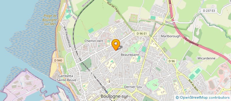 localisation de l'entreprise MADAME CAROLE LENNE à BOULOGNE-SUR-MER