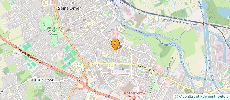 localisation de l'entreprise MADAME CAROLE LEPINGLE  LONGUENESSE