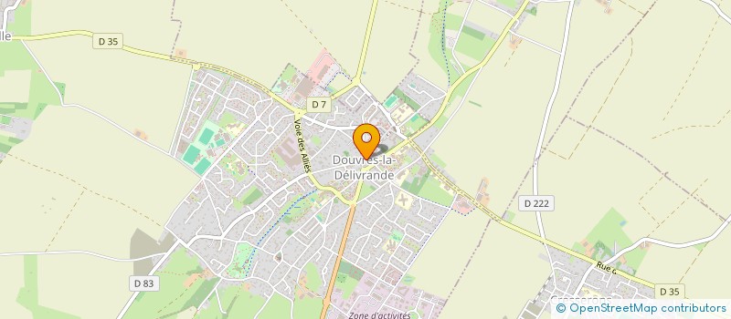 localisation de l'entreprise MADAME CAROLE LEPROVOST  DOUVRES-LA-DELIVRANDE