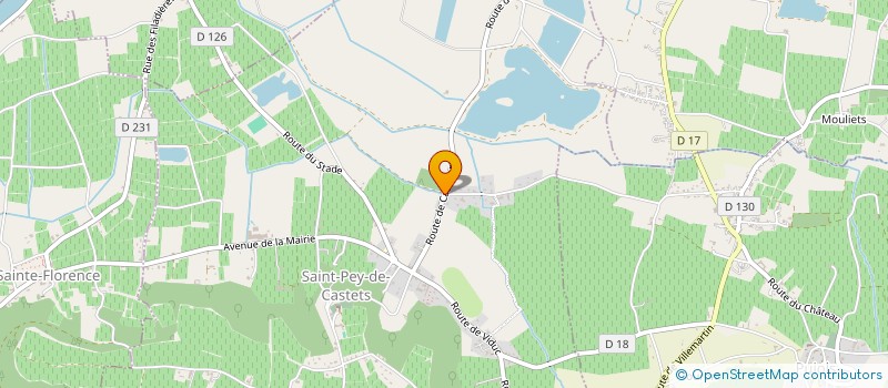 localisation de l'entreprise MADAME CAROLE LESCOMBE  SAINT-PEY-DE-CASTETS