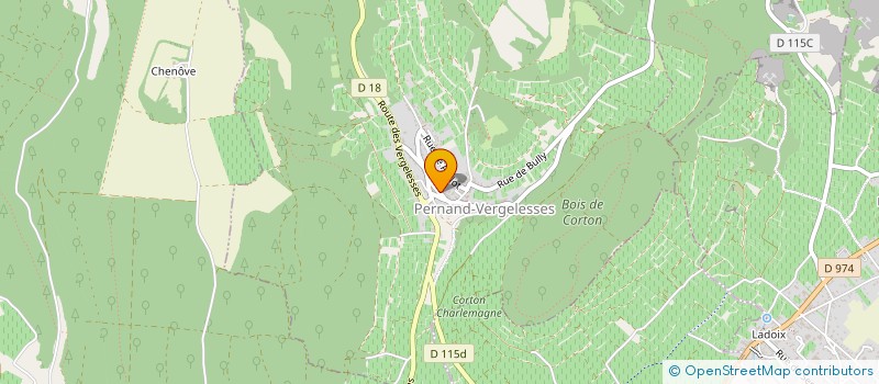 localisation de l'entreprise MADAME CAROLE LESSAQUE  PERNAND-VERGELESSES