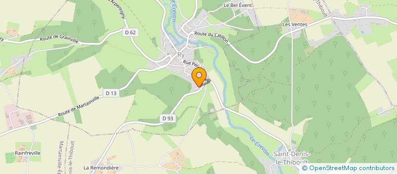 localisation de l'entreprise MADAME CAROLE LETELLIER  RY